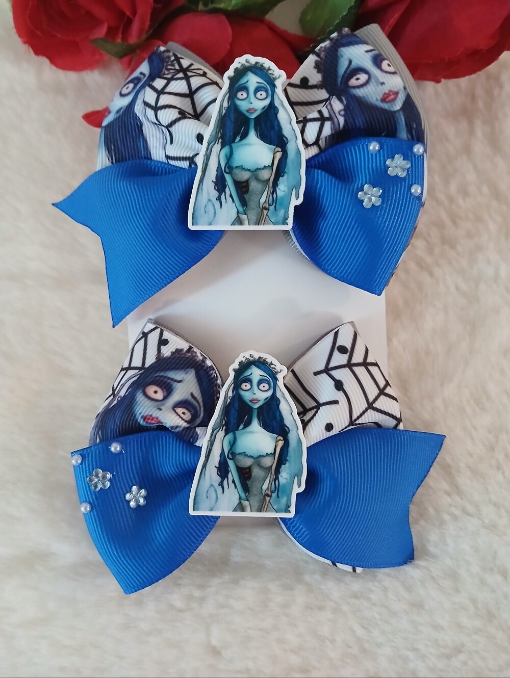 Hair Bows Set Corpse Bride